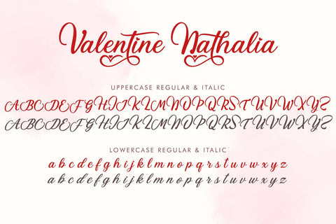 Valentine Nathalia Font Prasetya Letter 