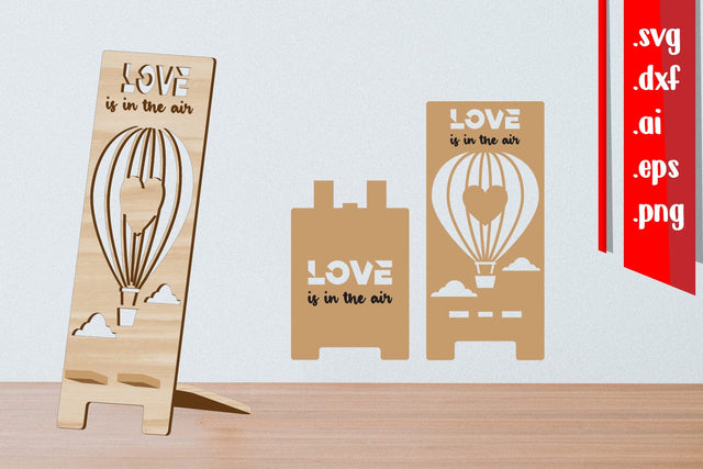 Valentine Phone Stand | Love Phone Holder SVG zafrans studio 