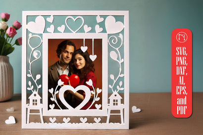 Valentine Photo Frame Laser Cut SVG Cut File SVG MD JOYNAL ABDIN 