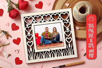 Valentine Photo Frame Laser Cut SVG Cut File SVG MD JOYNAL ABDIN 