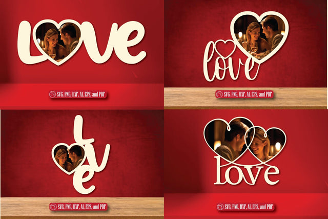 Valentine Photo Frame SVG Bundle SVG MD JOYNAL ABDIN 