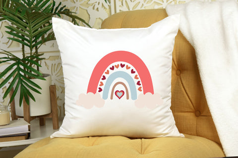 Valentine Rainbow SVG Design SVG Regulrcrative 