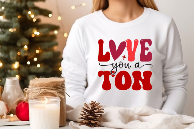 Valentine Retro Tshirt Design Template SVG CraftingStudio 