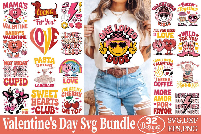Valentine s Day SVG Bundle SVG Angelina750 
