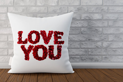 Valentine sayings Love you, rose petals PNG, valentine font Sublimation Angelina Semenova 