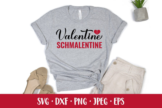 Valentine schmalentine SVG. Funny Valentines quote SVG LaBelezoka 