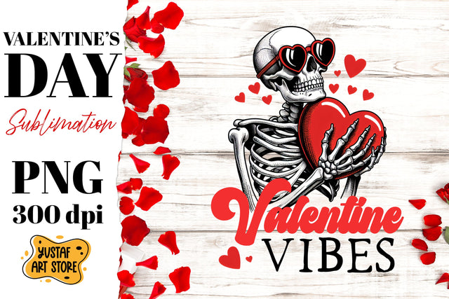 Valentine skeleton sublimation. Anti Valentine design Sublimation Yustaf Art Store 