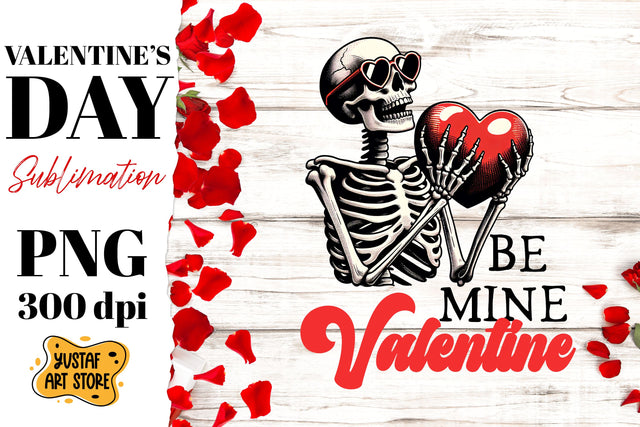Valentine skeleton sublimation. Valentines day sublimation Sublimation Yustaf Art Store 