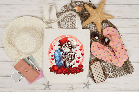 Valentine skull clipart png design Sublimation Designangry 