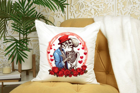 Valentine skull clipart png design Sublimation Designangry 