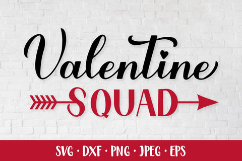 Valentine squad SVG. Valentines Day quote shirt design SVG LaBelezoka 