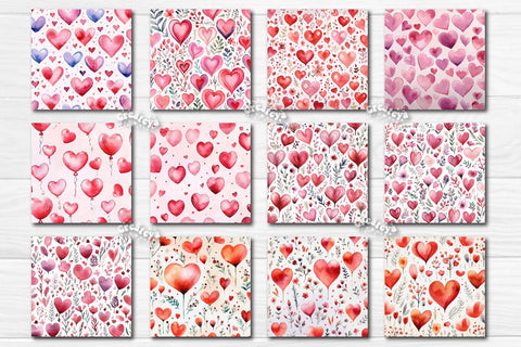 Valentine Square coaster Sublimation Bundle coaster design Love Watercolor flower PNG Square keychain Sublimation Createya Design 