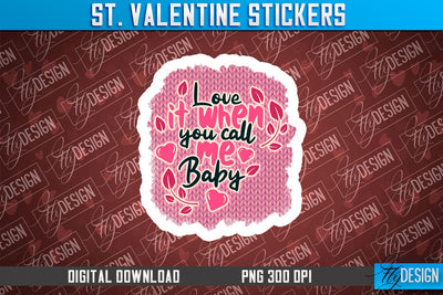 Valentine Sticker Sublimation PNG Design | Valentine Day PNG | Love Design Sublimation Fly Design 
