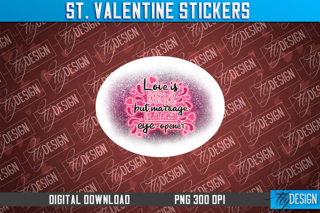 Valentine Stickers Sublimation | Valentine Day PNG | Love Design Sublimation Fly Design 
