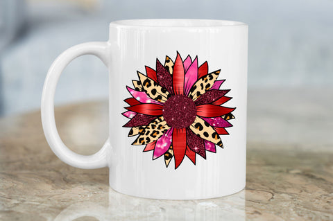 Valentine sunflower PNG Design Sublimation Regulrcrative 