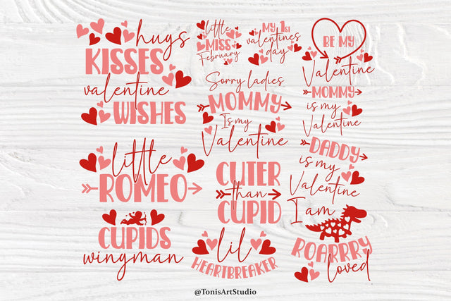 Valentine Svg, Kids Valentine Svg, Heart Svg, Valentines Day Svg, Valentine Svg Bundle SVG TonisArtStudio 