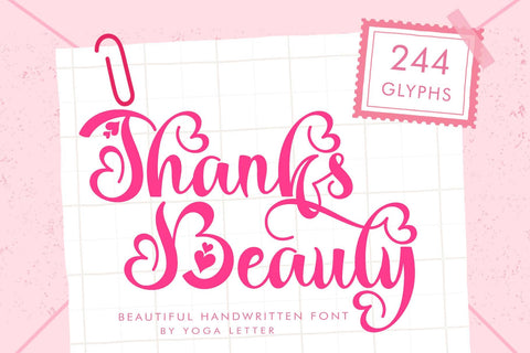 Valentine Sweet Bundle Font Prasetya Letter 