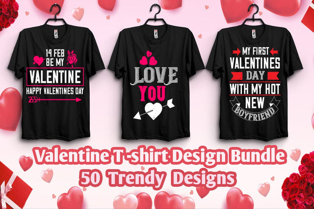 Valentine T-shirt Design Bundle SVG Svgcraft 