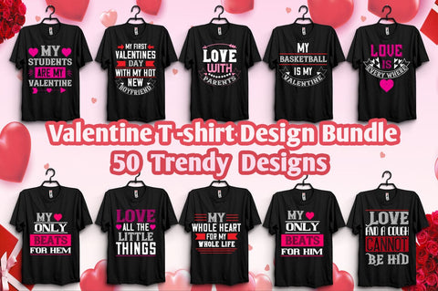 Valentine T-shirt Design Bundle SVG Svgcraft 