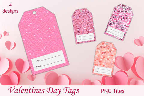 Valentine tags png, Gift labels Valentines day, Printable template Sublimation AnastasiyaArtDesign 