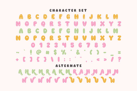 Valentine Teacher - Cute Bubble Font Font Masyafi Studio 
