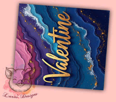 Valentine Tumbler, Alcohol Ink Glitter, 20oz Tumbler, Glitter Tumbler Wrap, Valentine Gift, Sublimation Design, Digital Tumbler Wrap Sublimation Lara' s Designs 