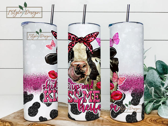 Valentine Tumbler Wrap, Valentine 20oz Skinny Tumbler Designs, Valentine Sublimation Designs, Valentines Day Tumbler Wrap - PNG Sublimation iStyleDesign 