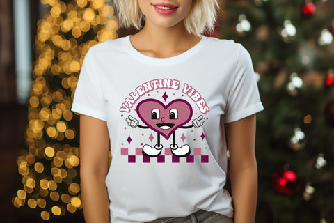 Valentine Vibes | Retro Valentines Sublimation Sublimation CraftLabSVG 