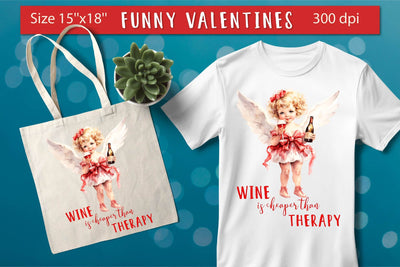 Valentine wine, Funny valentines day png Sublimation Olga Boat Design 