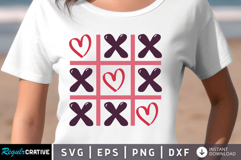 Valentine xoxo SVG Design SVG Regulrcrative 