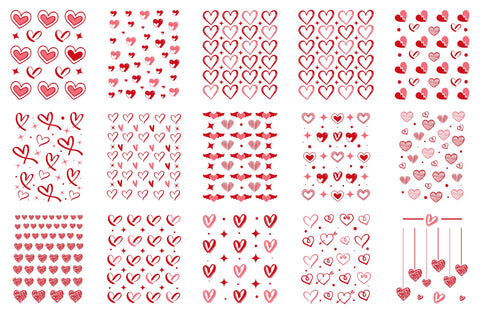 Valentines 16 oz Can Glass Wrap SVG Bundle SVG Regulrcrative 