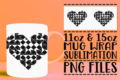 Valentine's Cup Wrap Love Sublimation afrosvg 