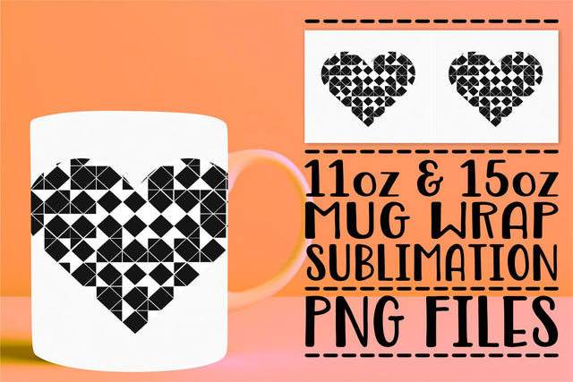 Valentine's Cup Wrap Love Sublimation afrosvg 