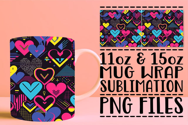 Valentine's Cup Wrap Sublimation afrosvg 