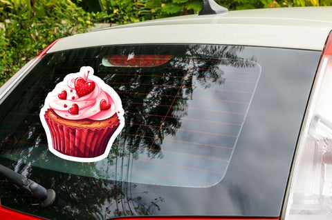 Valentines Cupcakes Stickers Bundle Sublimation Regulrcrative 