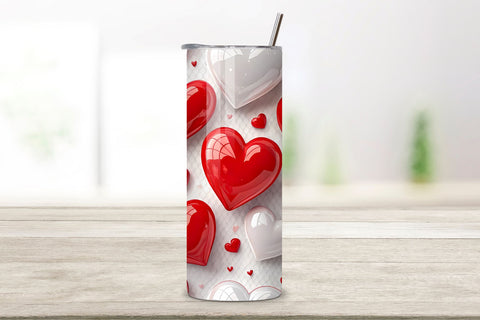 Valentine's Day 20 Oz Tumbler Wrap, Valentines Tumbler Wrap Sublimation FloridPrintables 