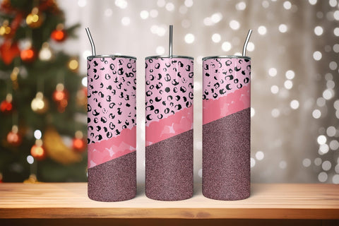 Valentines Day 20oz Skinny Tumbler PNG Sublimation CraftLabSVG 