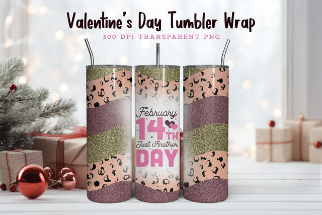 Valentines Day 20oz Skinny Tumbler Wrap Sublimation CraftLabSVG 