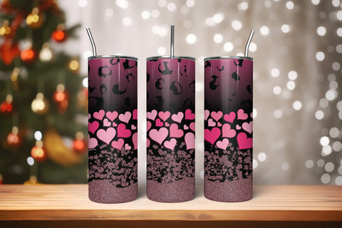 Valentines Day 20oz Tumbler Wrap Design Sublimation CraftLabSVG 