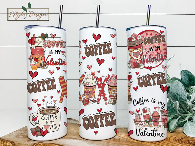 Valentine's Day 20oz wrap, Valentine Coffee Design, Sublimation wrap, Valentine Digital Wrap, Happy Valentines Wrap Sublimation iStyleDesign 