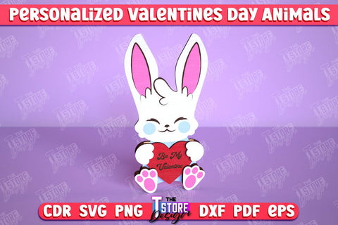 Valentine’s Day Animals Bundle | Romantic Gift | Gift for Girlfriends | CNC Files SVG The T Store Design 