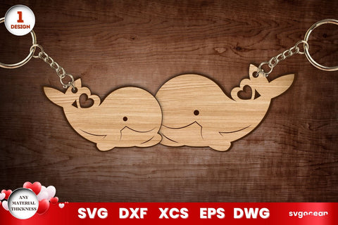 Valentine's Day Animals Keychains SVG SvgOcean 