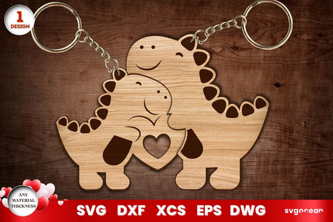 Valentine's Day Animals Keychains SVG SvgOcean 