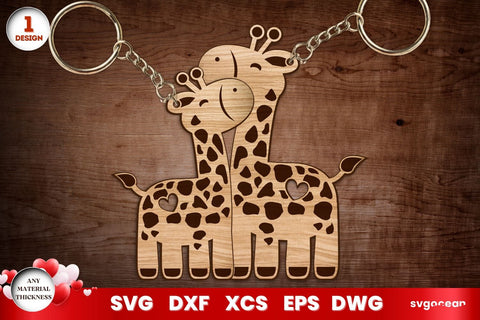 Valentine's Day Animals Keychains SVG SvgOcean 