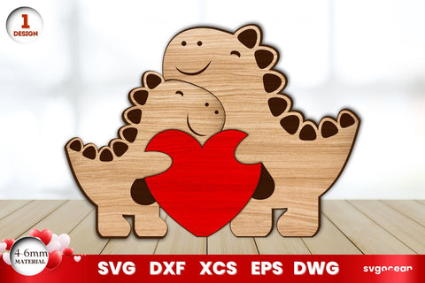 Valentine's Day Animals Puzzle Bundle SVG SvgOcean 