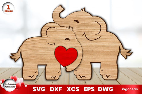 Valentine's Day Animals Puzzle Bundle SVG SvgOcean 