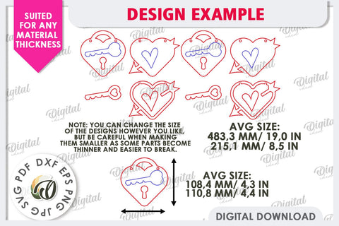 Valentine's Day Banner Laser Cut. Love Banner SVG. Heart SVG SVG Evgenyia Guschina 