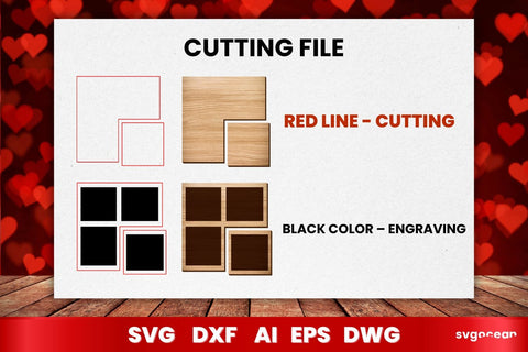 Valentine's Day Baskets Laser Cut SVG SvgOcean 