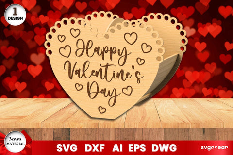 Valentine's Day Baskets Laser Cut SVG SvgOcean 
