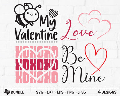 Valentine's Day Bundle | Valentines SVG SVG Texas Southern Cuts 
